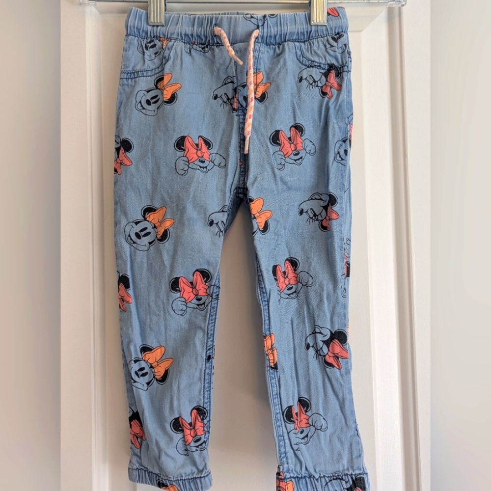 Minnie Mouse Lightweight Demin Joggers - 92cm